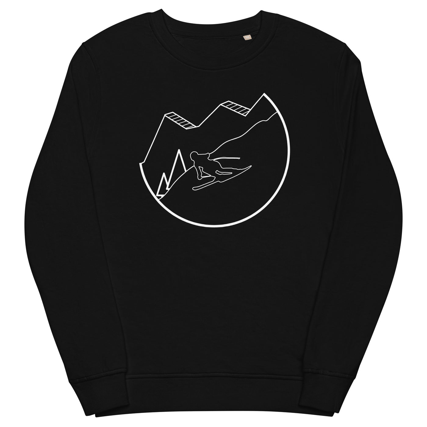 Skifahren - (49) - Unisex Premium Organic Sweatshirt klettern ski xxx yyy zzz Black