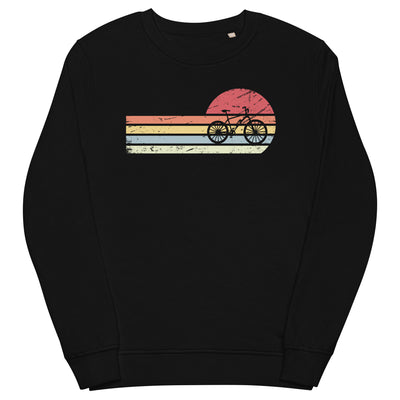 Sonne und Retro Linies - E-Bike - Unisex Premium Organic Sweatshirt e-bike xxx yyy zzz Black