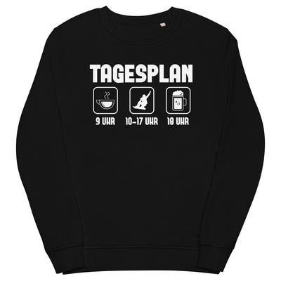 Tagesplan - Unisex Premium Organic Sweatshirt snowboarden xxx yyy zzz Black