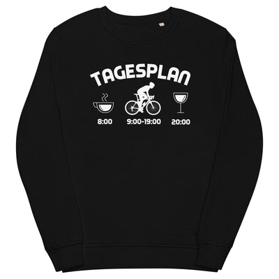 Tagesplan 2 - Unisex Premium Organic Sweatshirt fahrrad xxx yyy zzz Black