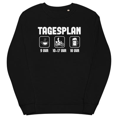 Tagesplan 2 - Unisex Premium Organic Sweatshirt fahrrad xxx yyy zzz Black