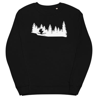 Bäume - Skifahren - Unisex Premium Organic Sweatshirt klettern ski xxx yyy zzz Black