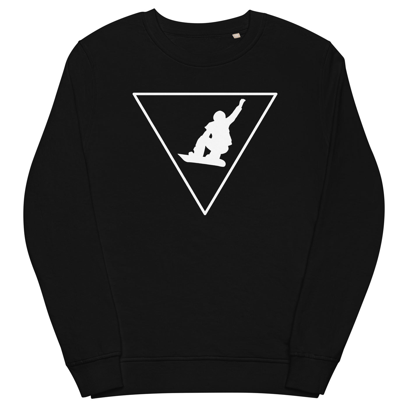 Dreieck_und_Snowboarding_-_(SN)_ - Unisex Organic Sweatshirt | SOL'S 03574 xxx yyy zzz Black