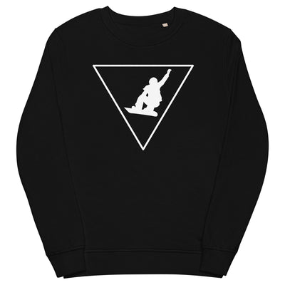 Dreieck_und_Snowboarding_-_(SN)_ - Unisex Organic Sweatshirt | SOL'S 03574 xxx yyy zzz Black