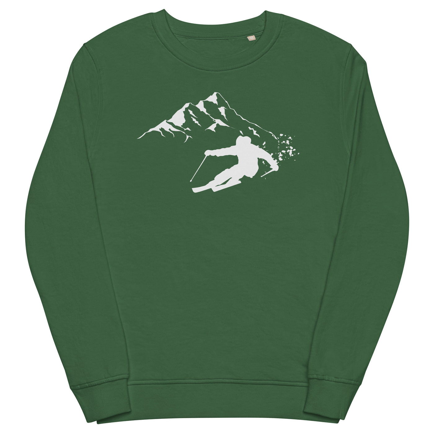 Tiefschnee Skier - Unisex Premium Organic Sweatshirt ski Bottle Green