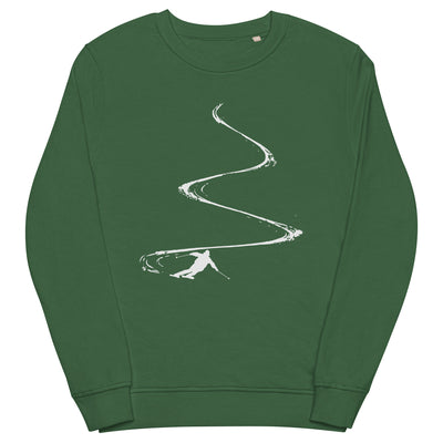 Skibrettln - Unisex Premium Organic Sweatshirt ski Bottle Green