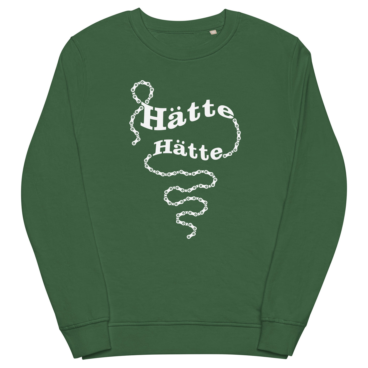 Hätte Hätte Fahrradkette - Unisex Premium Organic Sweatshirt fahrrad mountainbike Bottle Green