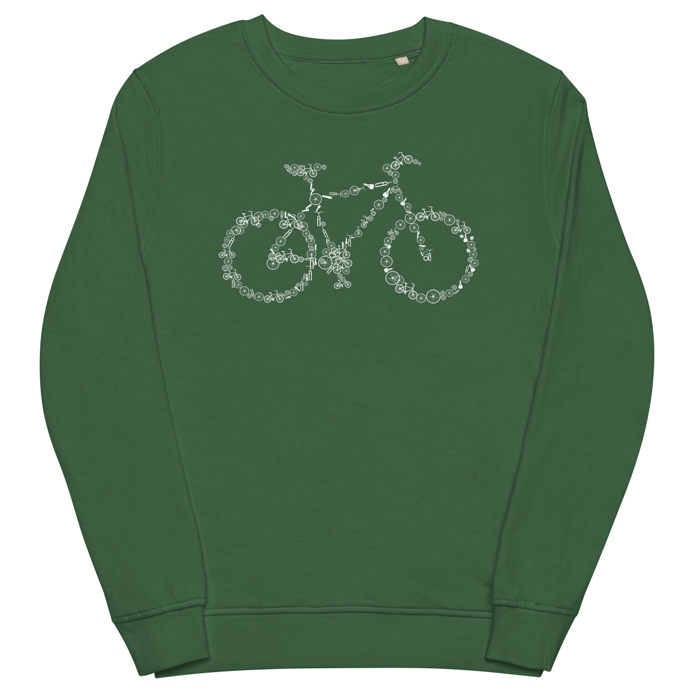 Fahrrad Kollektiv - Unisex Premium Organic Sweatshirt fahrrad mountainbike Bottle Green