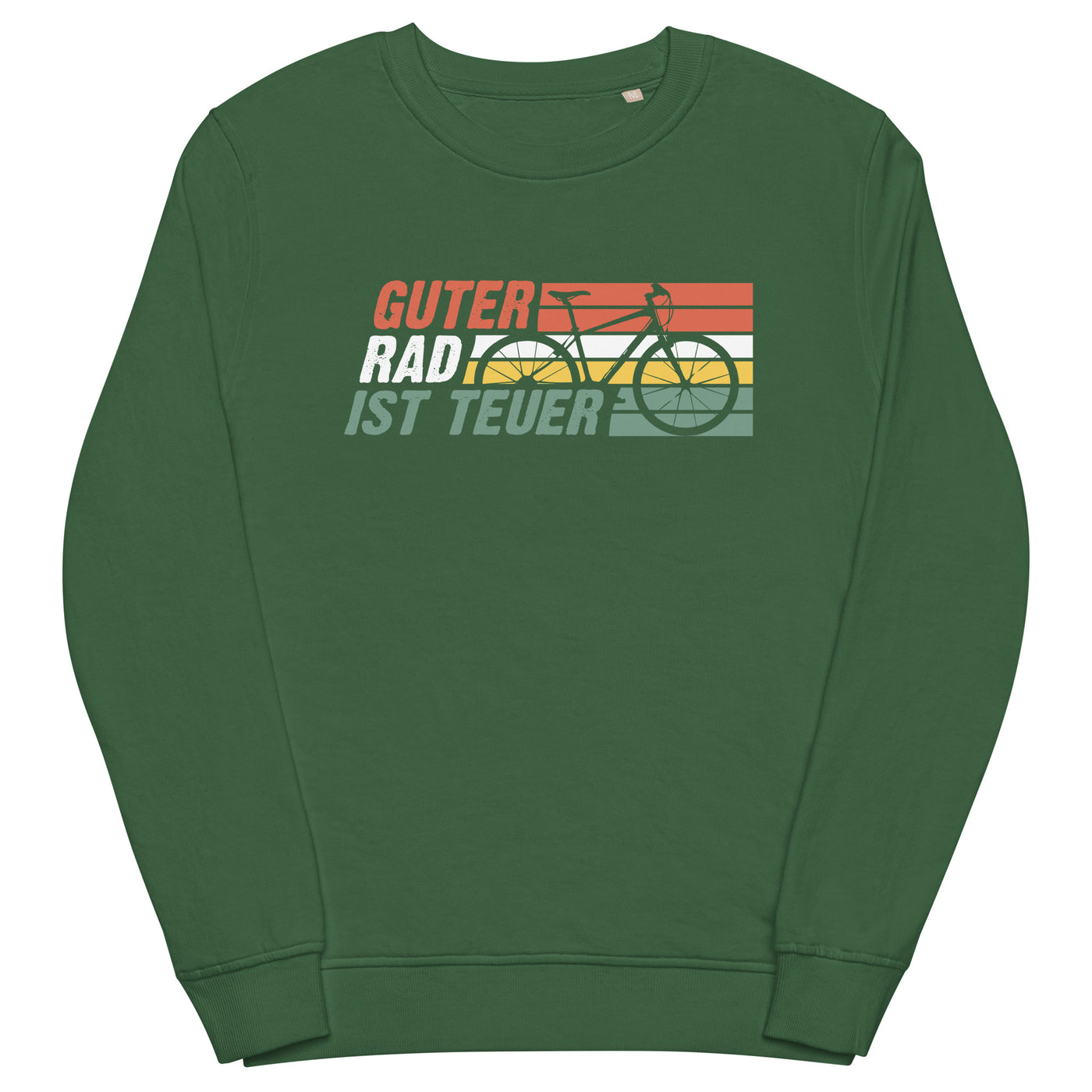 Guter Rad ist teuer - Unisex Premium Organic Sweatshirt fahrrad mountainbike Bottle Green