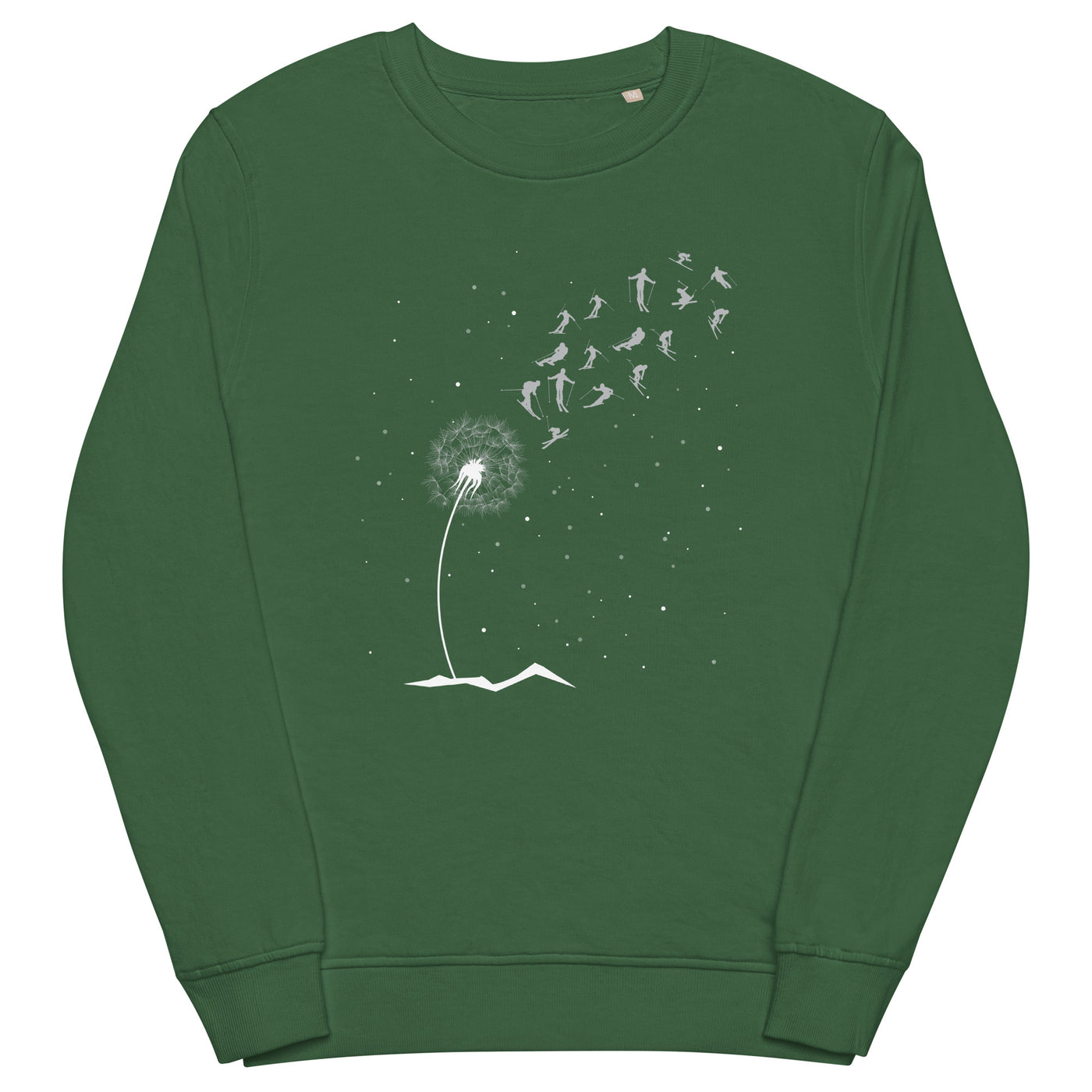 Ski Pusteblume - Unisex Premium Organic Sweatshirt ski Bottle Green