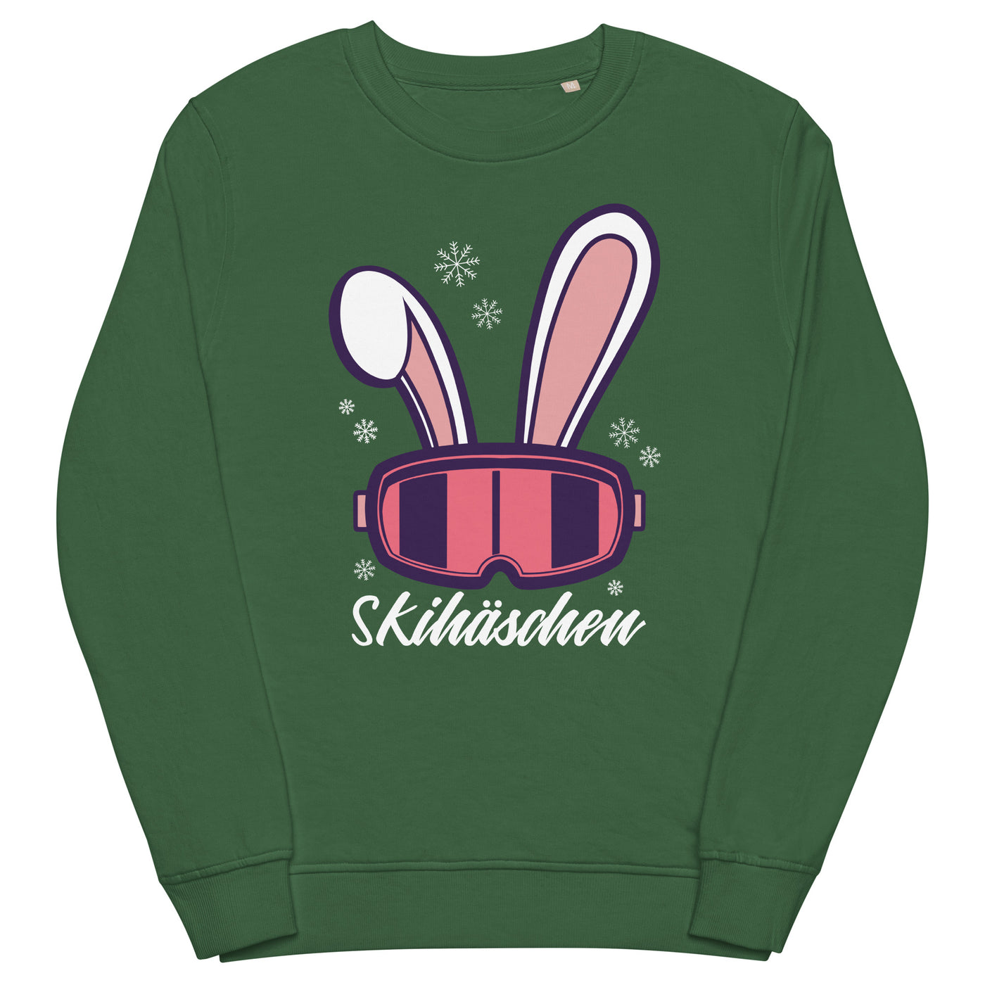 Skihäschen - (S.K) - Unisex Premium Organic Sweatshirt klettern Bottle Green