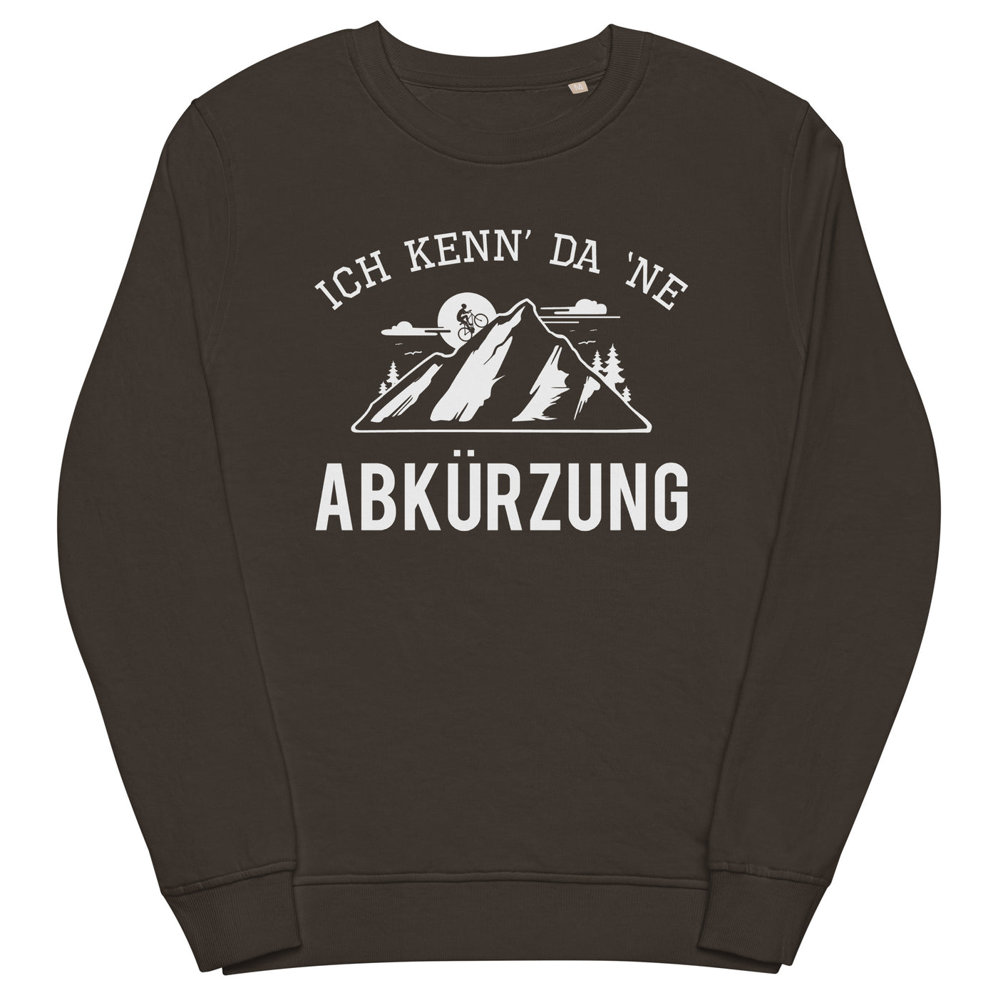 Ich kenn da ne Abkürzung - (M) - Unisex Premium Organic Sweatshirt xxx yyy zzz Deep Charcoal Grey