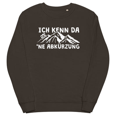 Ich kenn da ne Abkürzung - Wohnmobil - Unisex Premium Organic Sweatshirt camping xxx yyy zzz Deep Charcoal Grey