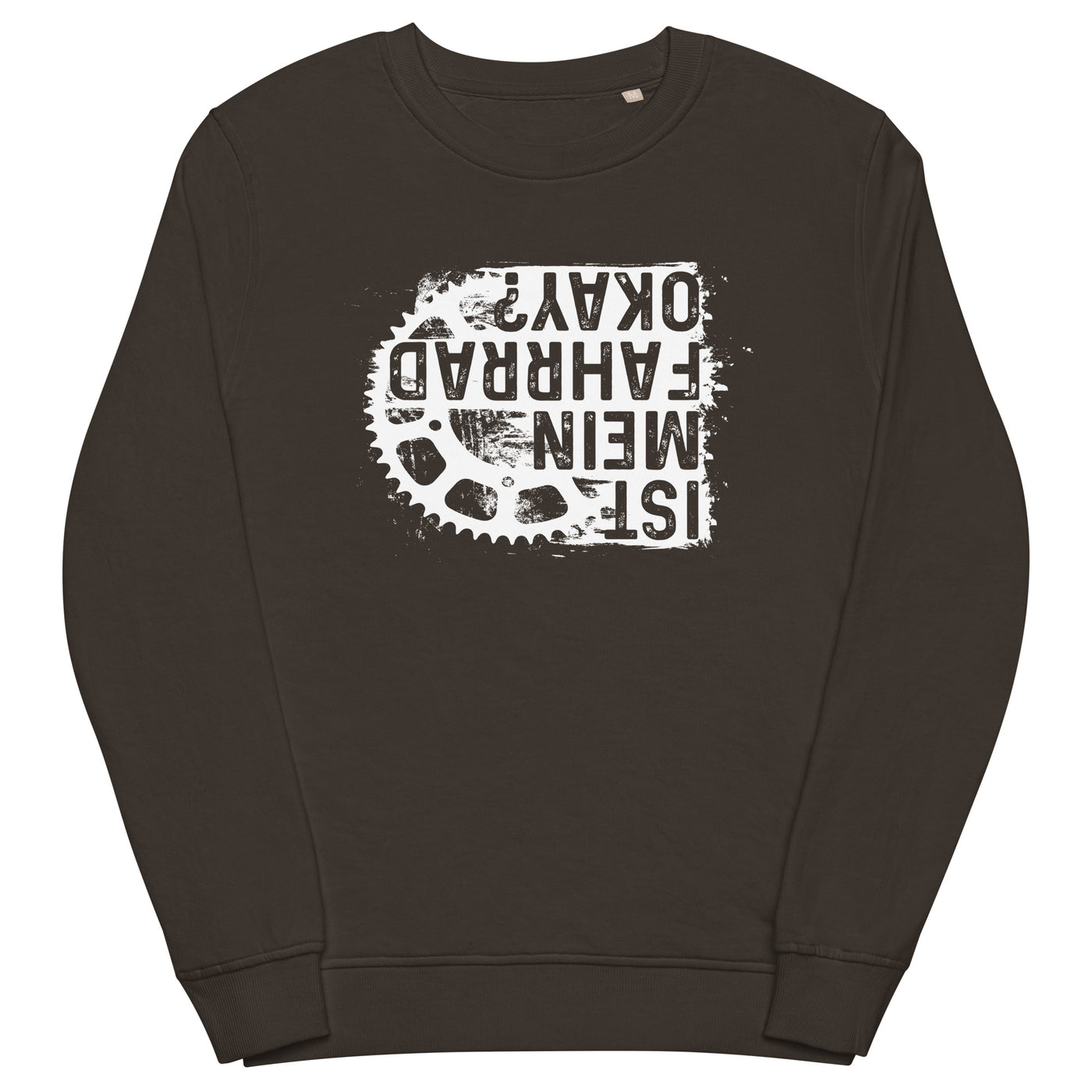 Ist mein Fahrrad okay - Unisex Premium Organic Sweatshirt fahrrad xxx yyy zzz Deep Charcoal Grey