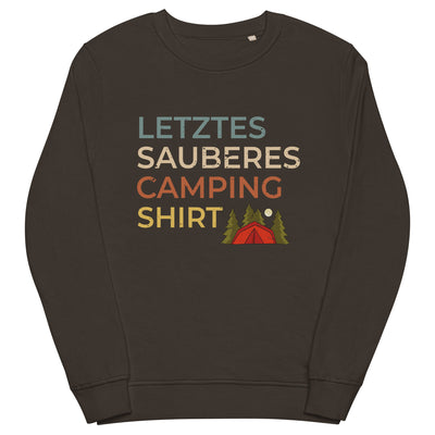 Letztes sauberes Camping Shirt - Unisex Premium Organic Sweatshirt camping xxx yyy zzz Deep Charcoal Grey