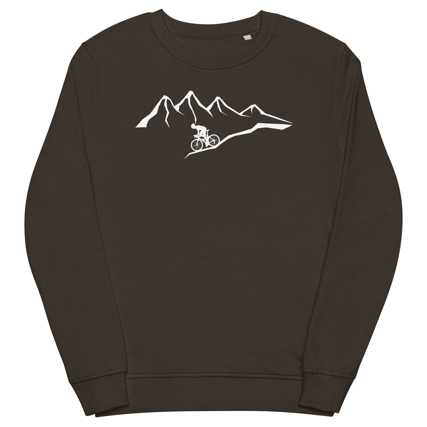 Berge - Radfahren - (14) - Unisex Premium Organic Sweatshirt fahrrad xxx yyy zzz Deep Charcoal Grey