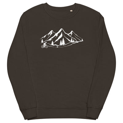 Berge 1 und Radfahren - Unisex Premium Organic Sweatshirt fahrrad xxx yyy zzz Deep Charcoal Grey