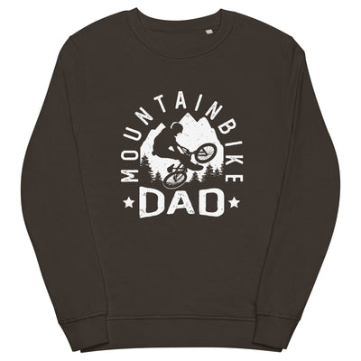 Mountainbike Dad - (M) - Unisex Premium Organic Sweatshirt xxx yyy zzz Deep Charcoal Grey