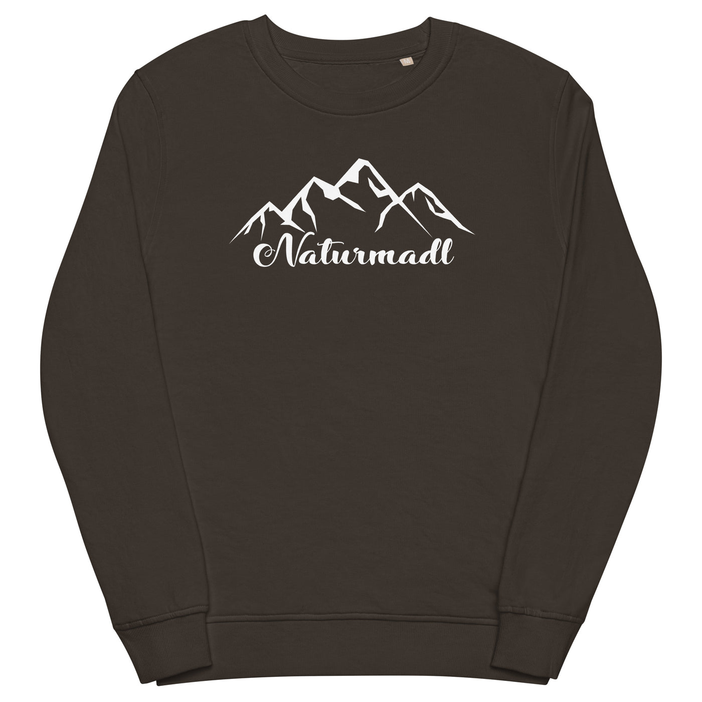 Naturmadl - Unisex Premium Organic Sweatshirt berge xxx yyy zzz Deep Charcoal Grey