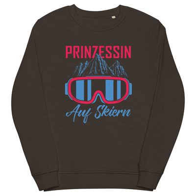 Prinzessin auf Skiern - (S.K) - Unisex Premium Organic Sweatshirt klettern xxx yyy zzz Deep Charcoal Grey