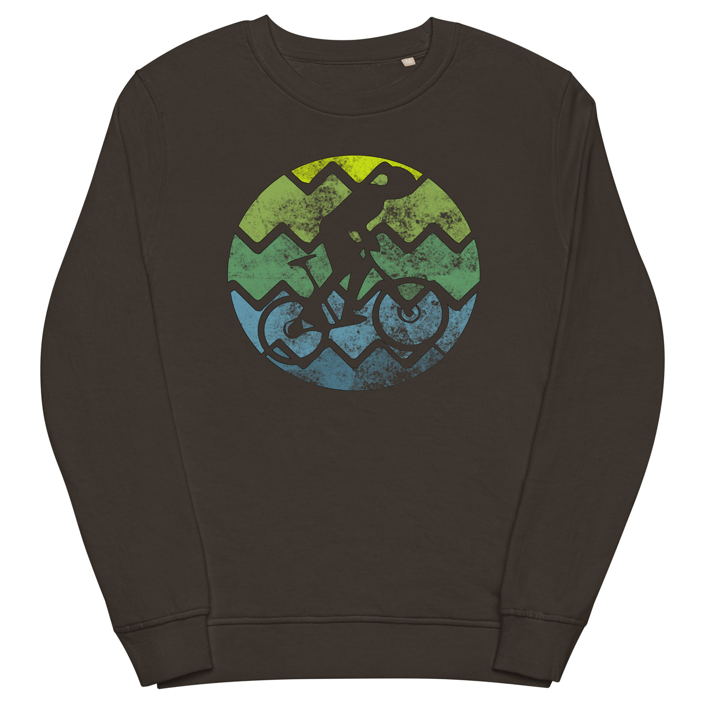 Retro - Radfahren - Unisex Premium Organic Sweatshirt fahrrad xxx yyy zzz Deep Charcoal Grey