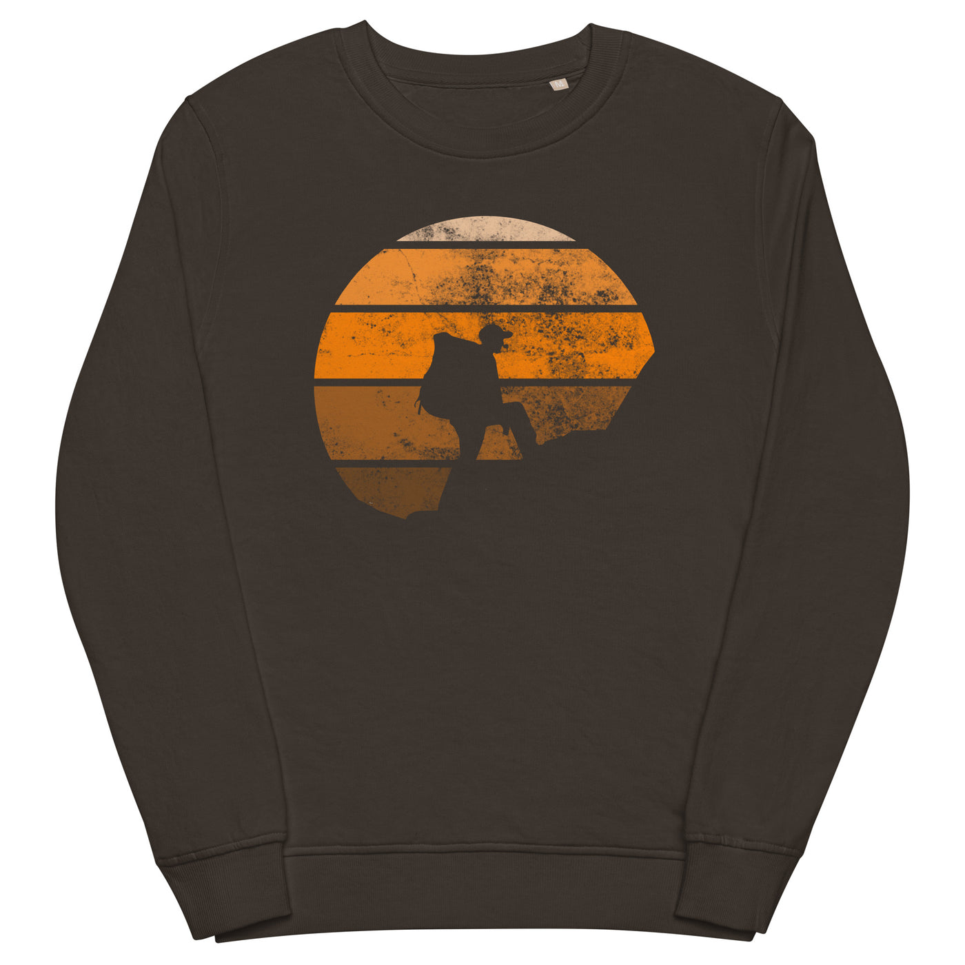 Retro - Wandern - Unisex Premium Organic Sweatshirt wandern xxx yyy zzz Deep Charcoal Grey