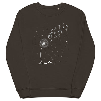 Ski Pusteblume - Unisex Premium Organic Sweatshirt klettern ski xxx yyy zzz Deep Charcoal Grey