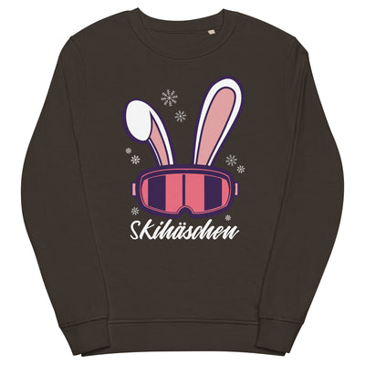 Skihäschen - (S.K) - Unisex Premium Organic Sweatshirt klettern xxx yyy zzz Deep Charcoal Grey