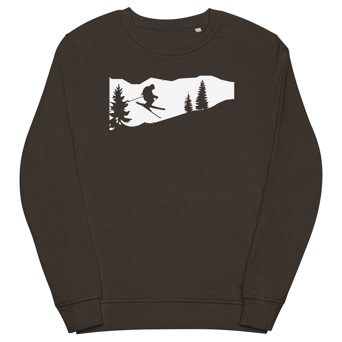 Skifahren - (51) - Unisex Premium Organic Sweatshirt klettern ski xxx yyy zzz Deep Charcoal Grey