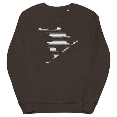 Snowboarding - Unisex Premium Organic Sweatshirt snowboarden xxx yyy zzz Deep Charcoal Grey