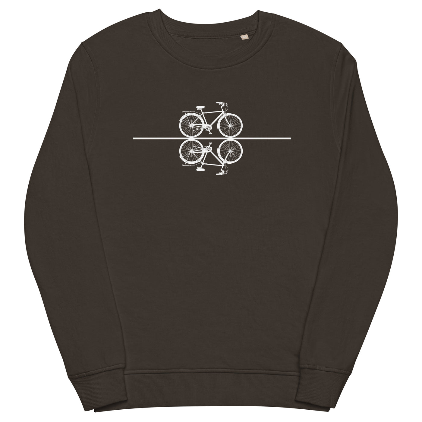 Gerade Linie - Radfahren - Unisex Premium Organic Sweatshirt fahrrad xxx yyy zzz Deep Charcoal Grey