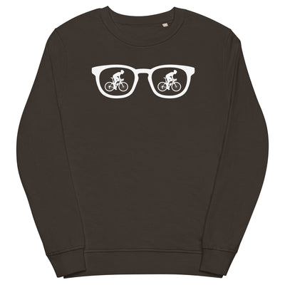 Sonnenbrille und Radfahren 1 - Unisex Premium Organic Sweatshirt fahrrad xxx yyy zzz Deep Charcoal Grey