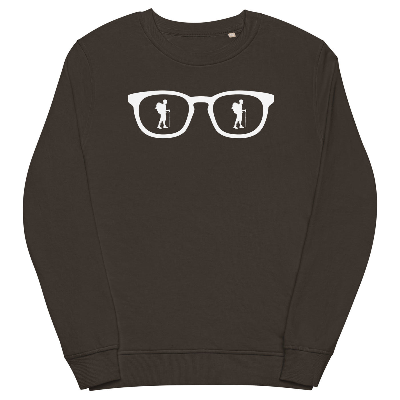 Sonnenbrille und Wandern - Unisex Premium Organic Sweatshirt wandern xxx yyy zzz Deep Charcoal Grey