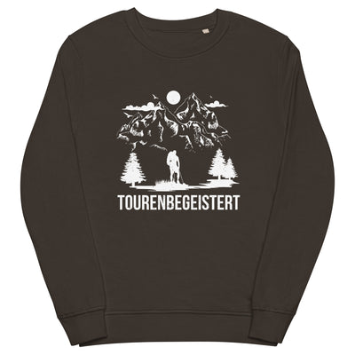 Tourenbegeisterung - Unisex Premium Organic Sweatshirt wandern xxx yyy zzz Deep Charcoal Grey