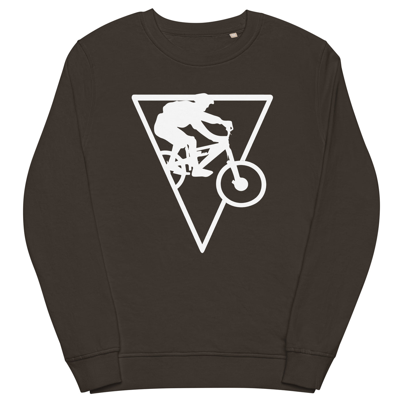 Dreieck - Radfahren - Unisex Premium Organic Sweatshirt fahrrad xxx yyy zzz Deep Charcoal Grey