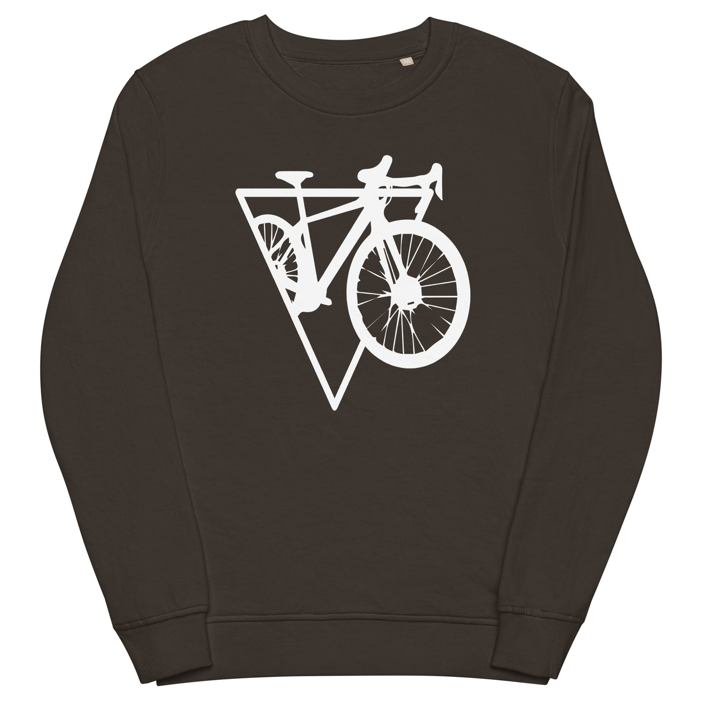 Dreieck - Radfahren - Unisex Premium Organic Sweatshirt fahrrad xxx yyy zzz Deep Charcoal Grey