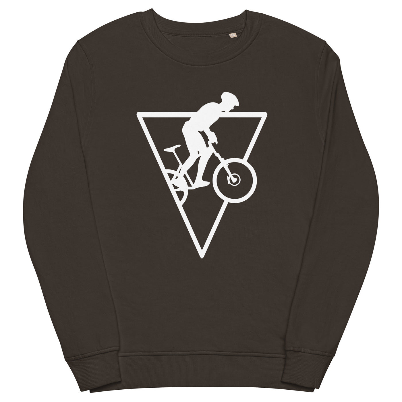 Dreieck - Radfahren - Unisex Premium Organic Sweatshirt fahrrad xxx yyy zzz Deep Charcoal Grey