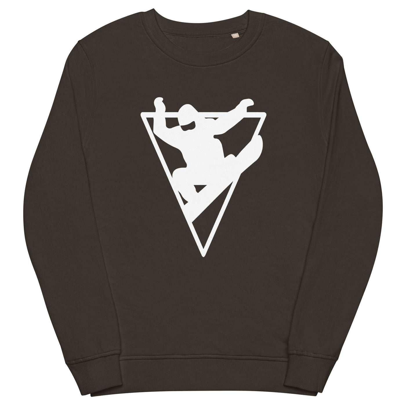 Dreieck - Snowboarding - Unisex Premium Organic Sweatshirt snowboarden xxx yyy zzz Deep Charcoal Grey