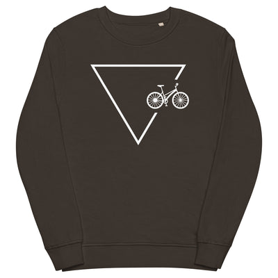 Dreieck 1 und Fahrrad - Unisex Premium Organic Sweatshirt fahrrad xxx yyy zzz Deep Charcoal Grey