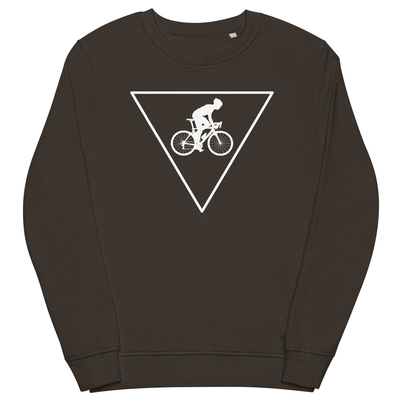 Dreieck und Radfahren - Unisex Premium Organic Sweatshirt fahrrad xxx yyy zzz Deep Charcoal Grey