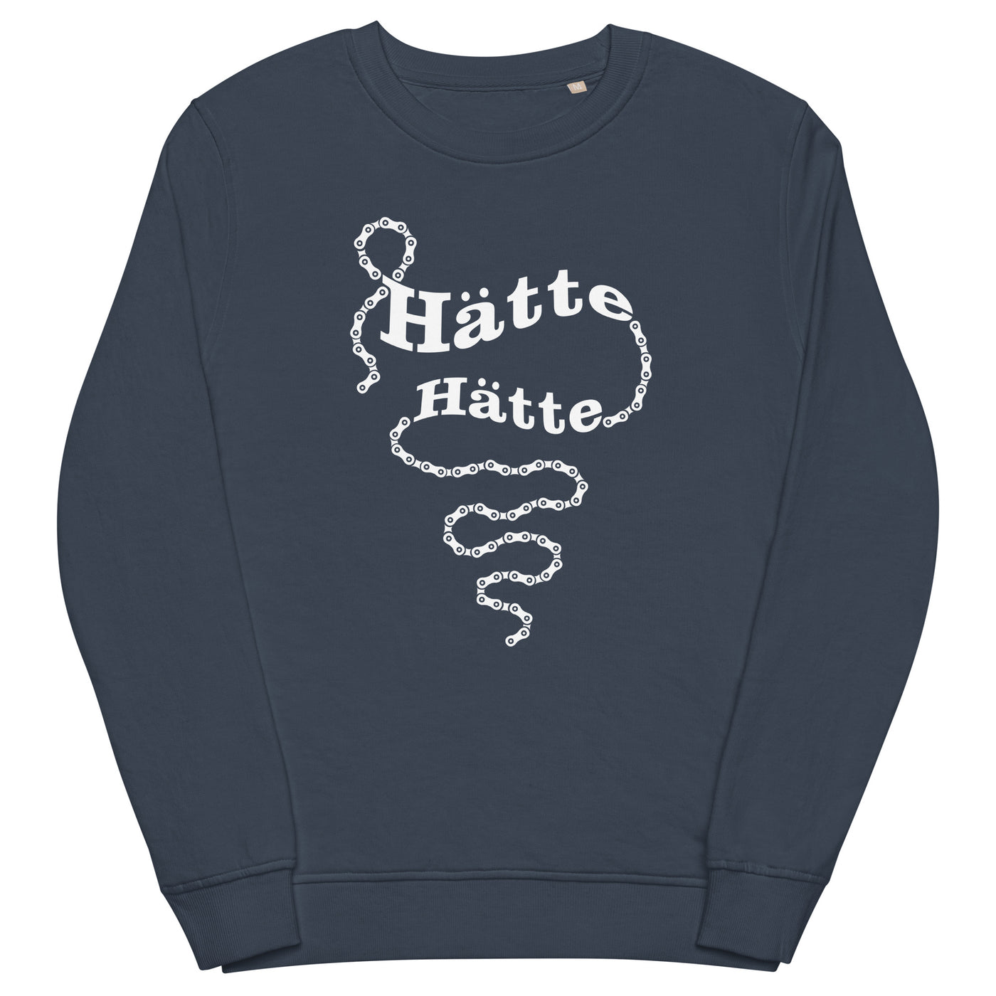 Hätte Hätte Fahrradkette - Unisex Premium Organic Sweatshirt fahrrad mountainbike Navyblau