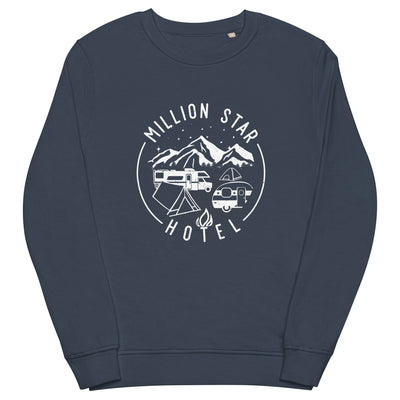 Million Star Hotel - Unisex Premium Organic Sweatshirt camping xxx yyy zzz French Navy