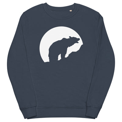 Moon - Bear - Unisex Premium Organic Sweatshirt camping xxx yyy zzz French Navy