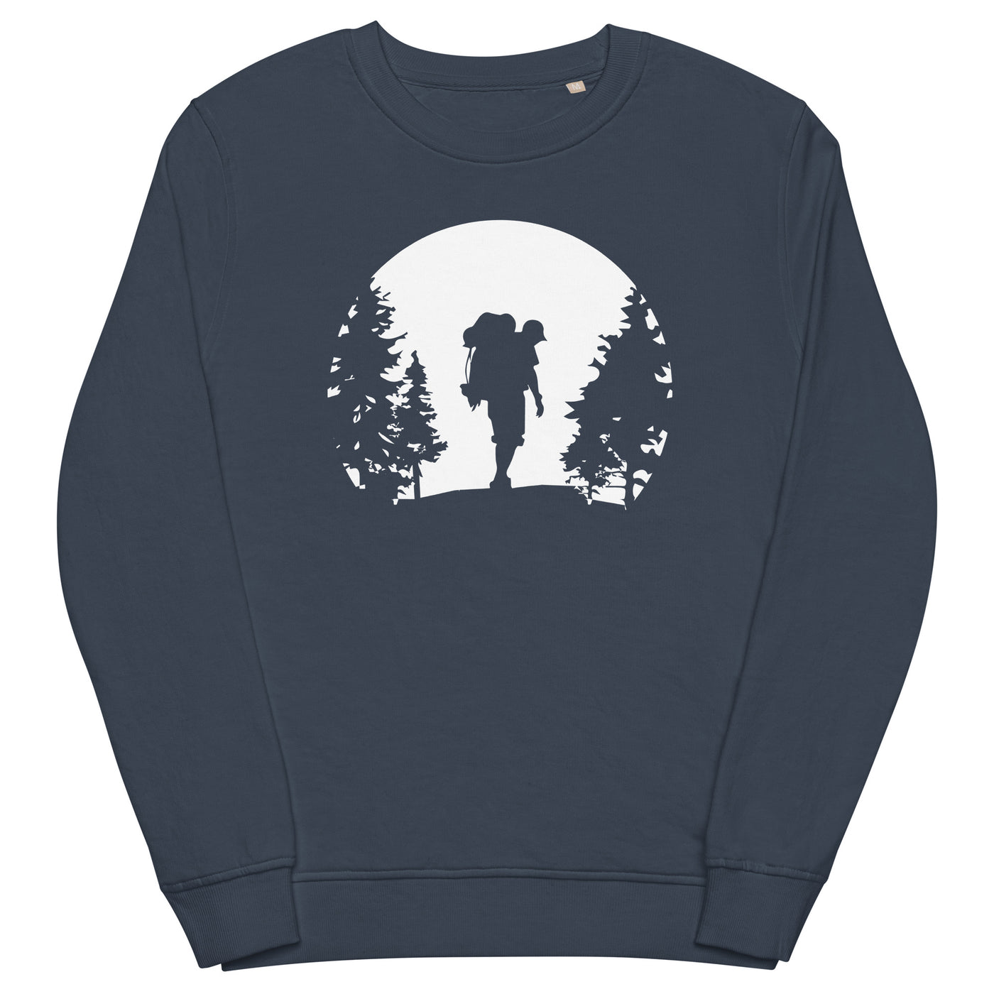 Moon - Wandern - (10) - Unisex Premium Organic Sweatshirt wandern xxx yyy zzz French Navy