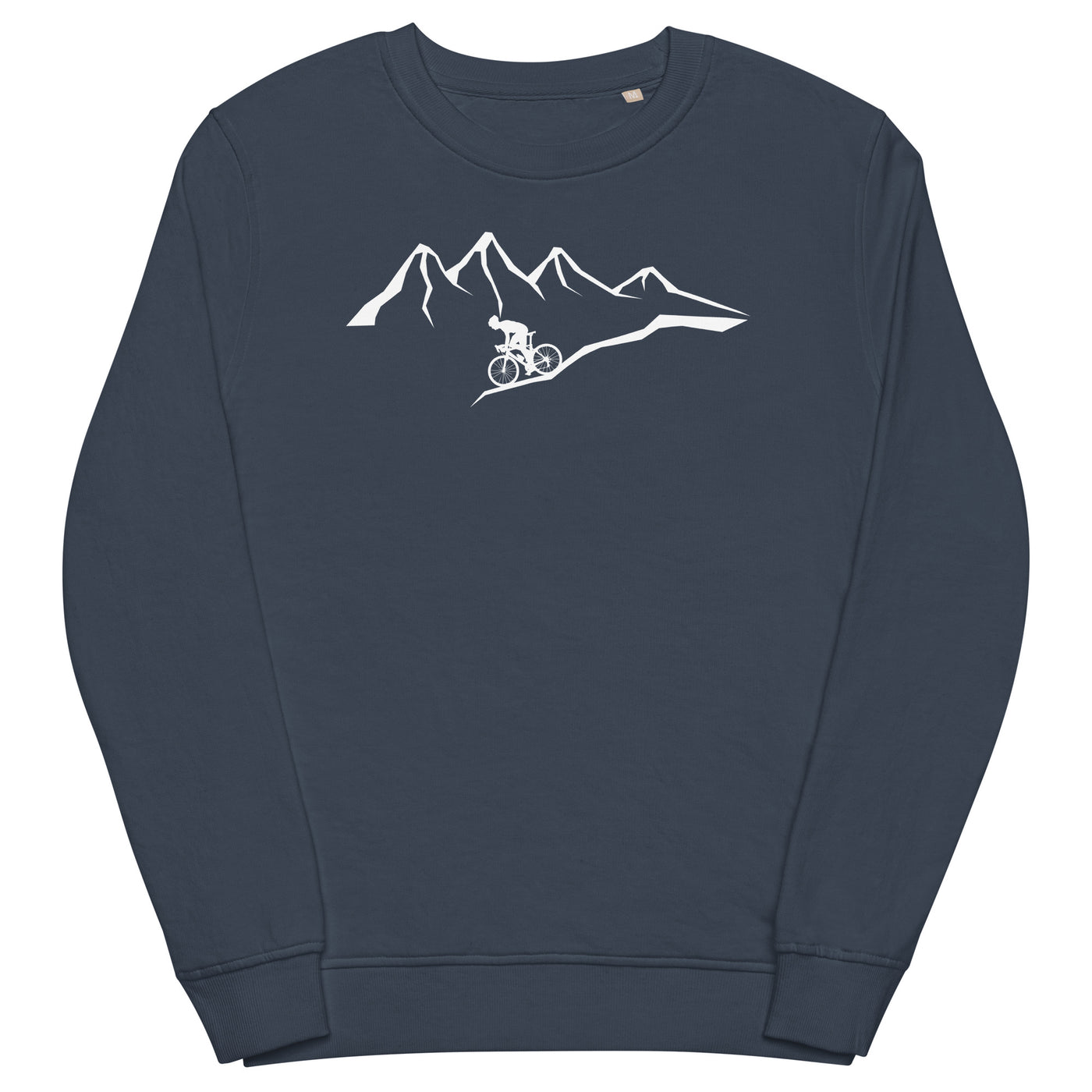 Berge - Radfahren - (14) - Unisex Premium Organic Sweatshirt fahrrad xxx yyy zzz French Navy