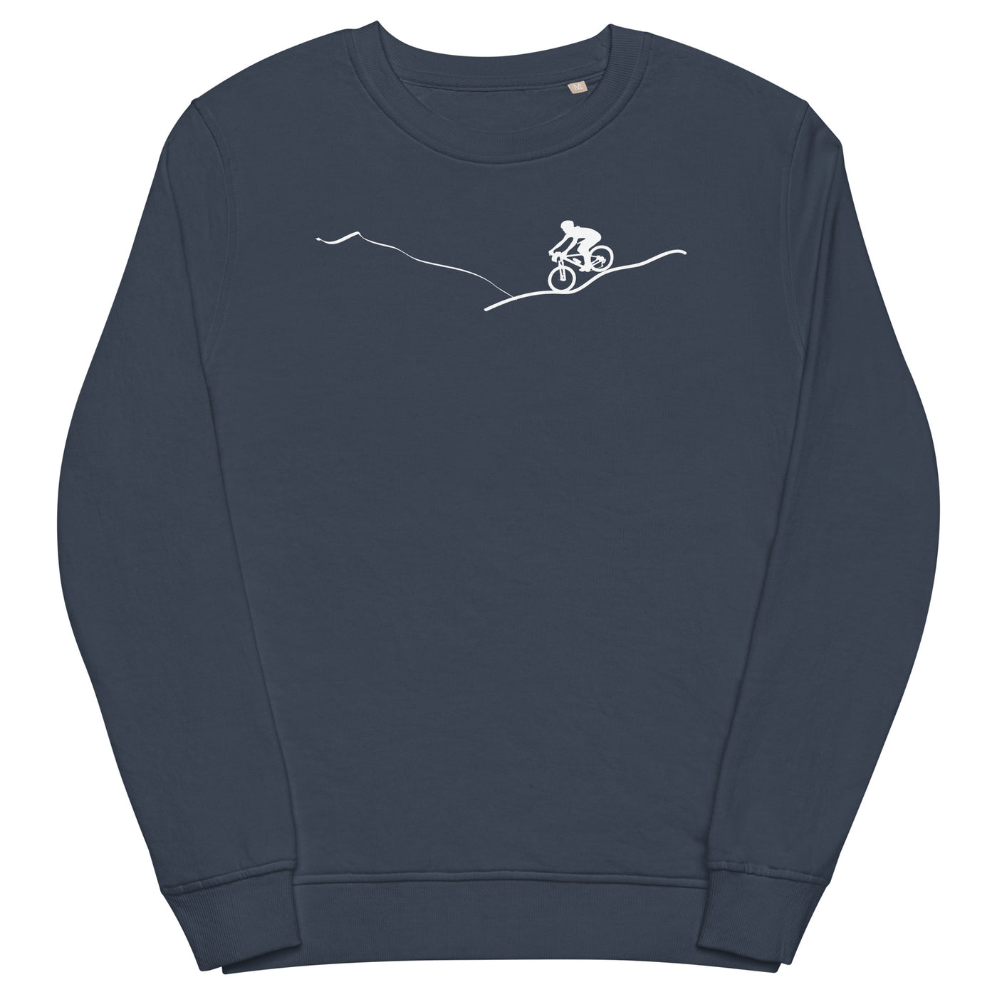 Berge - Radfahren - (15) - Unisex Premium Organic Sweatshirt fahrrad xxx yyy zzz French Navy