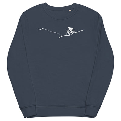 Berge - Radfahren - (15) - Unisex Premium Organic Sweatshirt fahrrad xxx yyy zzz French Navy