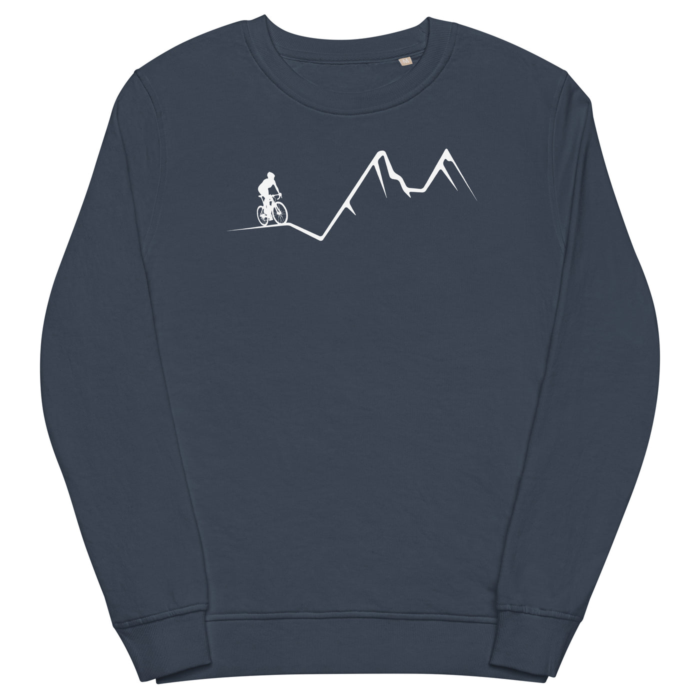 Berge - Radfahren - (16) - Unisex Premium Organic Sweatshirt fahrrad xxx yyy zzz French Navy