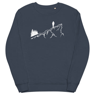 Berge - Wandern - (22) - Unisex Premium Organic Sweatshirt wandern xxx yyy zzz French Navy