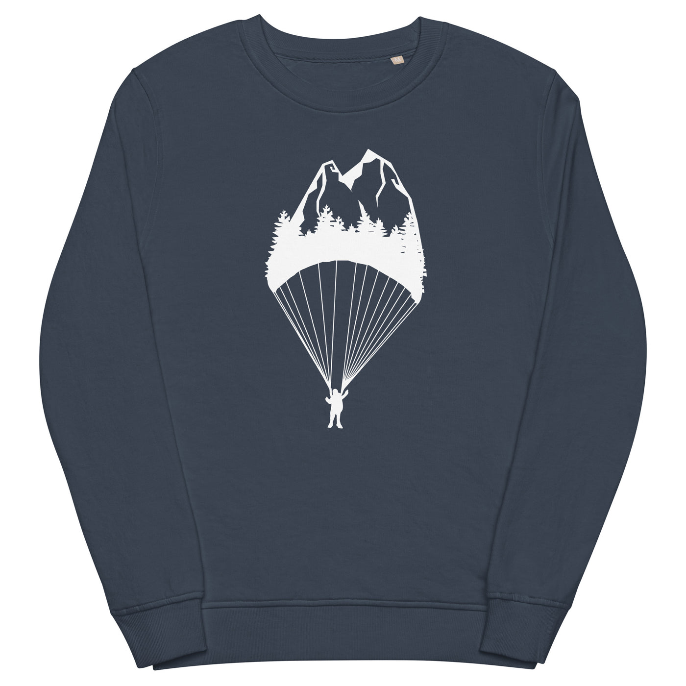 Berge - Paragleiten - (18) - Unisex Premium Organic Sweatshirt berge xxx yyy zzz French Navy